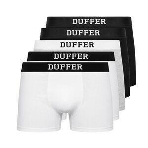 Duffer Mens Classic Boxer Shorts (Pack of 5) / Multicolored